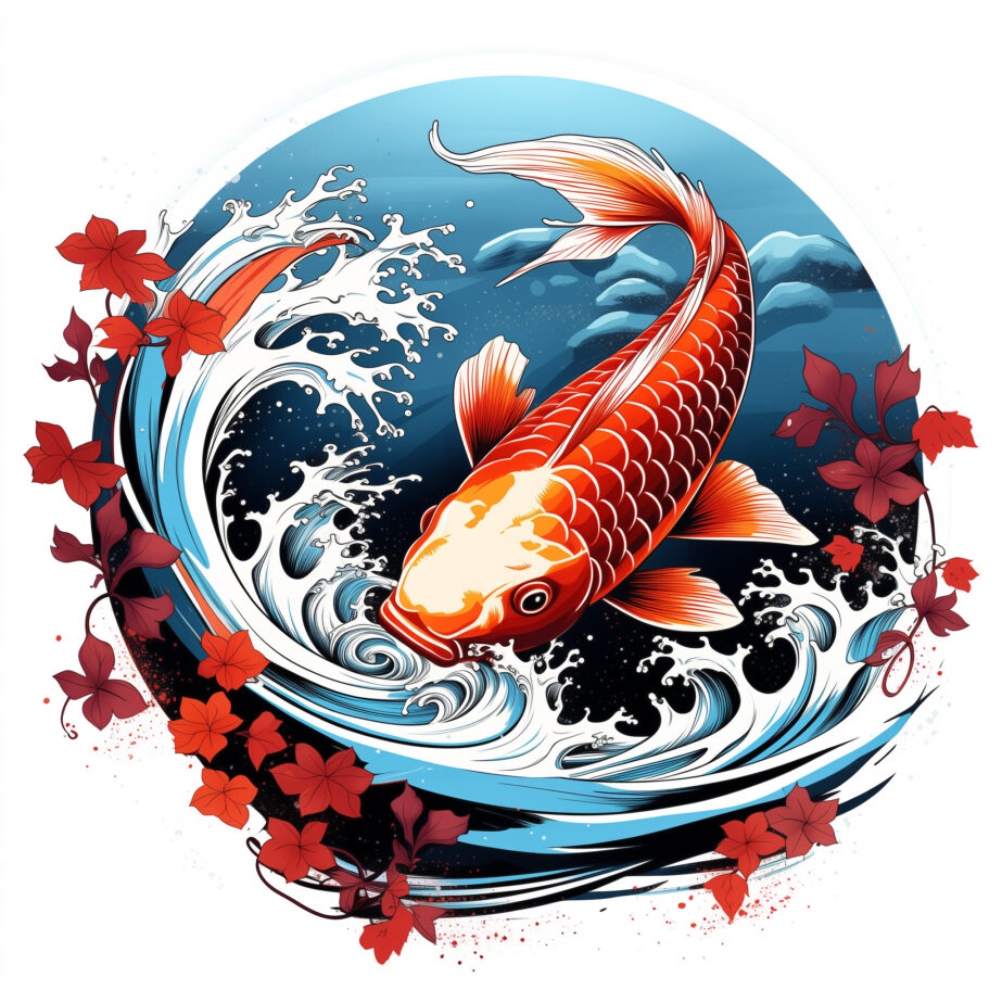 Koi Coloring Pages For Adults 2Original image