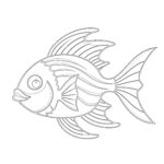 Ocean Fish Coloring Page