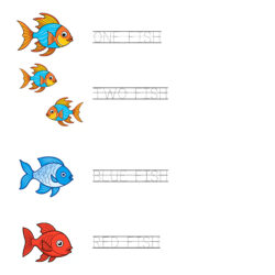 One Fish Two Fish Coloring Page - Origin image