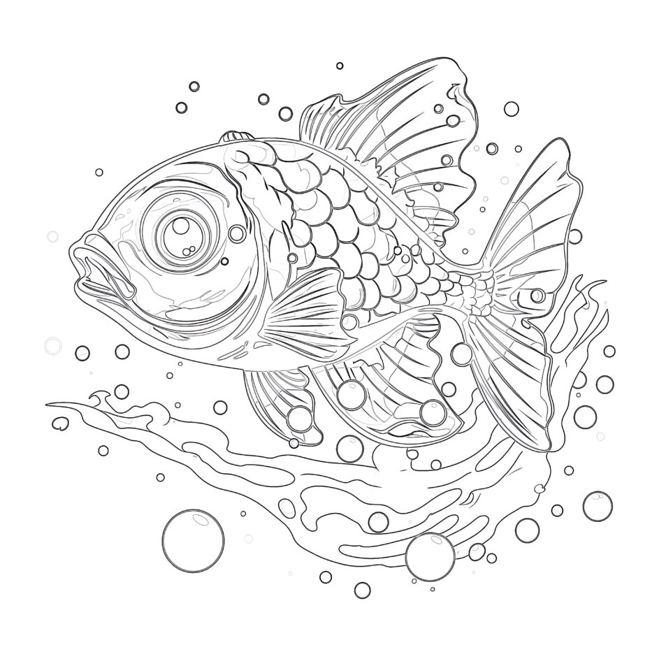 Print Fish Coloring Pages
