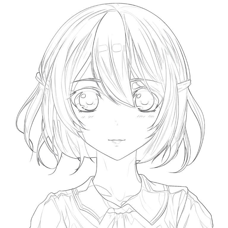 Printable Anime Coloring Sheets | Coloring Pages Mimi Panda