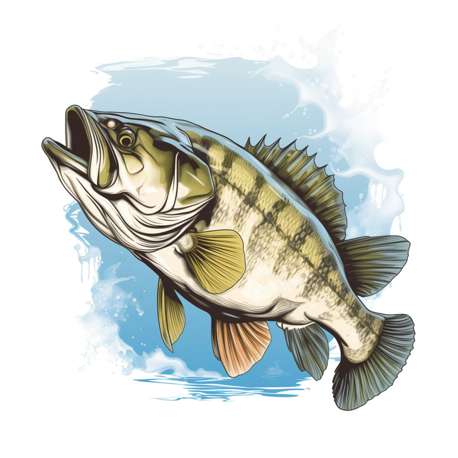 Printable Bass Fish Coloring Pages 2Original image