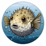 Puffer Fish Coloring Page 2