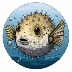 Puffer Fish Coloring Page 2