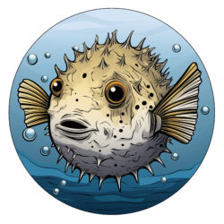 Puffer Fish Coloring Page - Origin image