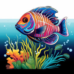 Reef Fish Coloring Pages - Origin image