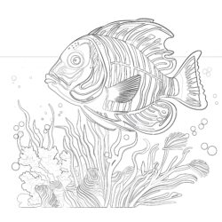 Reef Fish Coloring Pages - Printable Coloring page