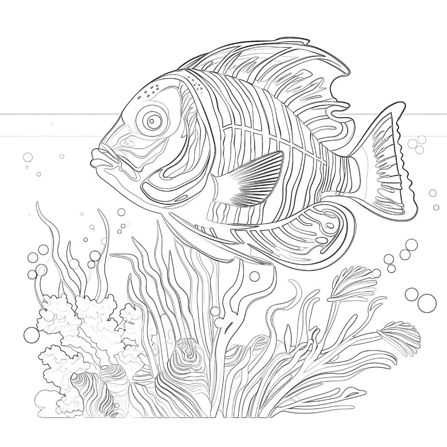 Reef Fish Coloring Pages