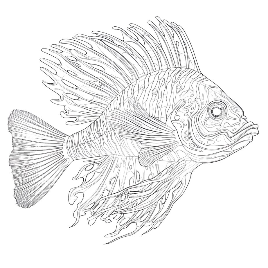 Saltwater Fish Coloring Pages
