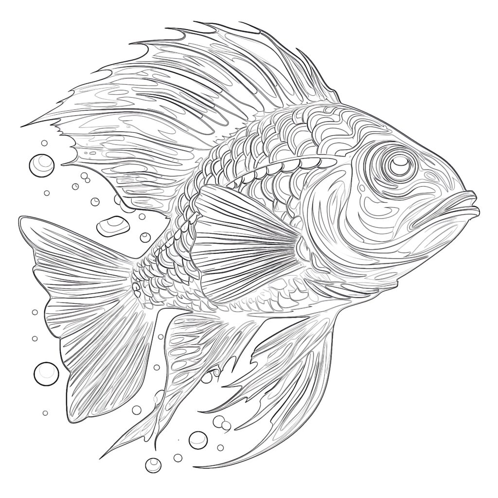 Sea fish coloring pages coloring pages mimi panda