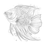 Tropical Fish Coloring Pages For Adults