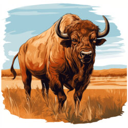 Buffalo Coloring Sheets - Origin image