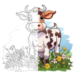 Cattle Coloring Pages