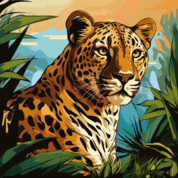 Cheetah Coloring Page Free - Origin image