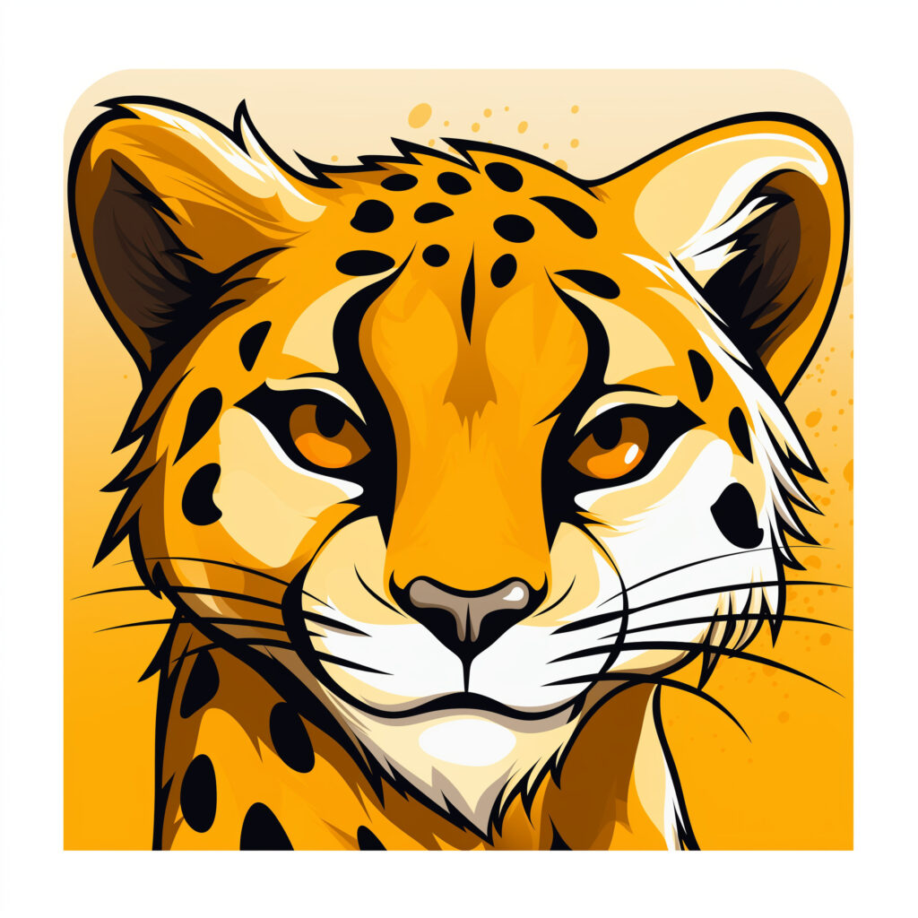 Cheetah Coloring Pages Free | Coloring Pages Mimi Panda