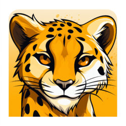 Gepard-Malvorlagen Kostenlos - Ursprüngliches Bild