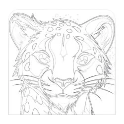 Cheetah Coloring Pages Free - Printable Coloring page