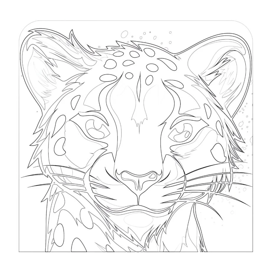 Cheetah Coloring Pages Free