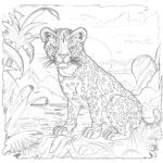 Cheetah Coloring Pages Printable