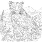 Cheetah Colouring