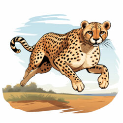 Gepard Bilder Zum Ausdrucken Kostenlos Färbung Seite - Ursprüngliches Bild