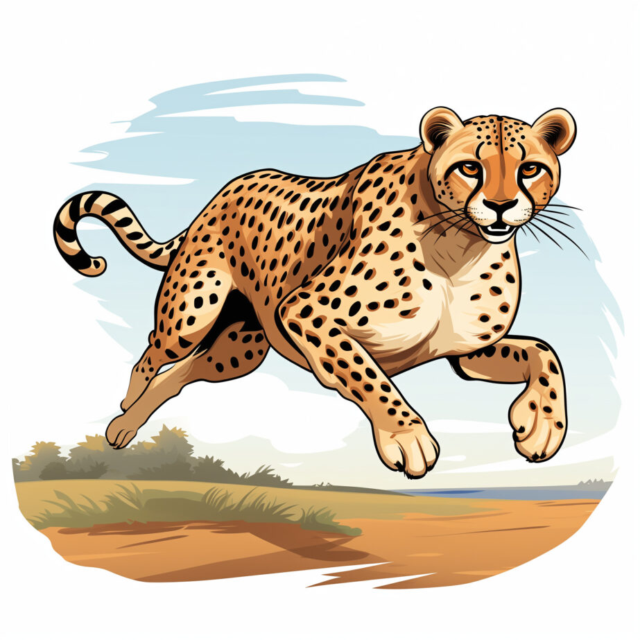 Gepard Bilder Zum Ausdrucken Kostenlos Färbung Seite 2