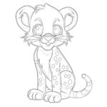 Cheetah Print Coloring Pages