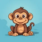 Page À Colorier Du Chimpanzé 2 2