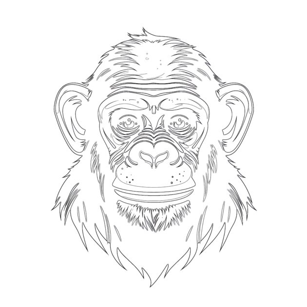 Online Coloring Chimpanzee Coloring Pages Coloring Pages Mimi Panda