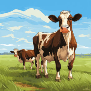 Vaca Para Colorear Página para colorear 2