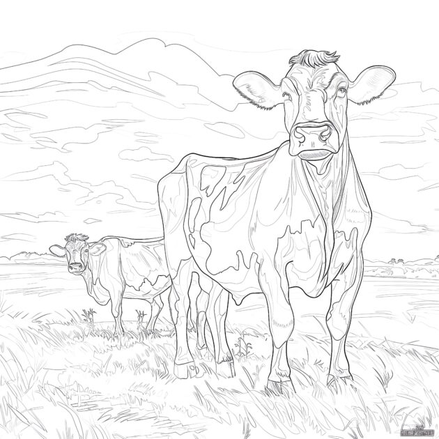 Online Coloring Coloring Cow Pages Coloring Page Coloring Pages