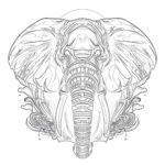 Coloring Pages Elephant Printable