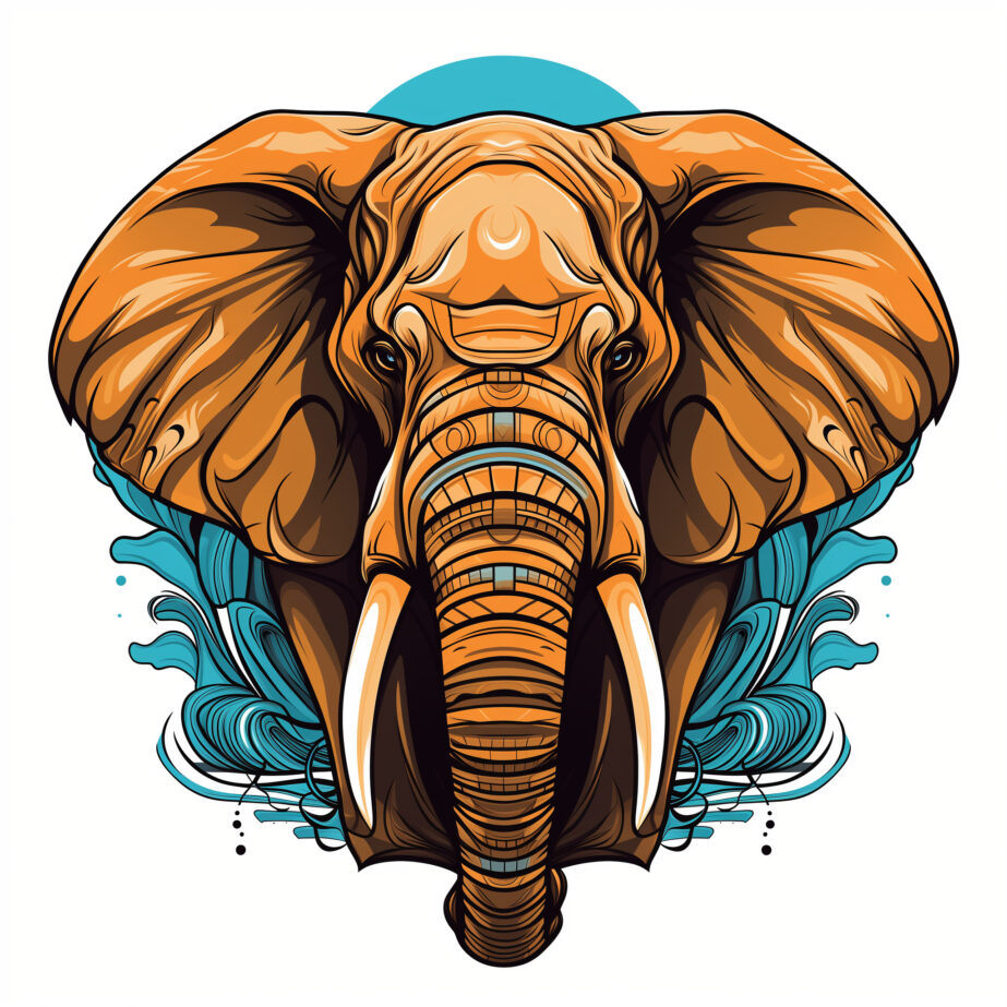 Páginas Para Colorear de Elefantes Para Imprimir 2