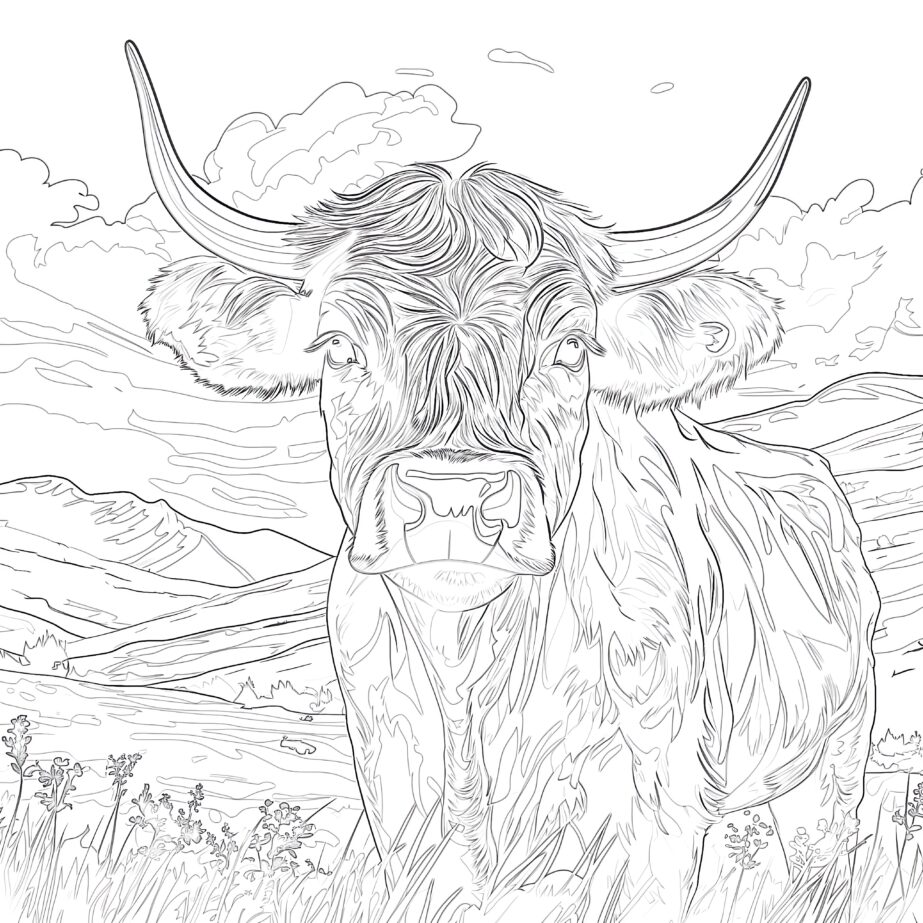 Dibujos Para Colorear Vaca Página Para Colorear