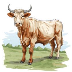 Colouring Cow Pictures Coloring Page - Origin image