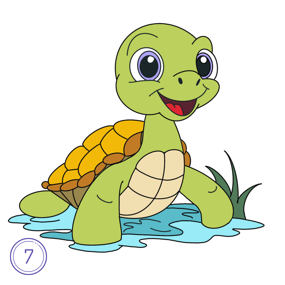 Comment Dessiner Une Tortue Étape 7