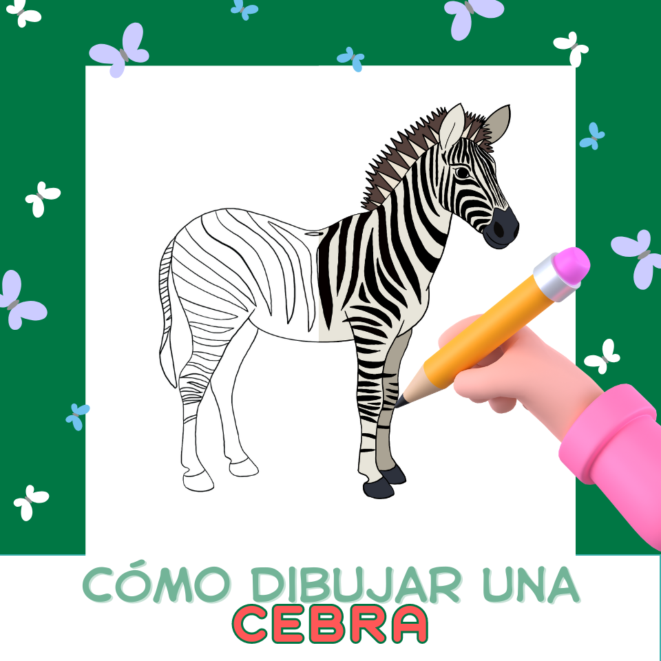 Cómo Dibujar Una Cebra