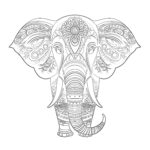 Elephant Coloring Page Printable