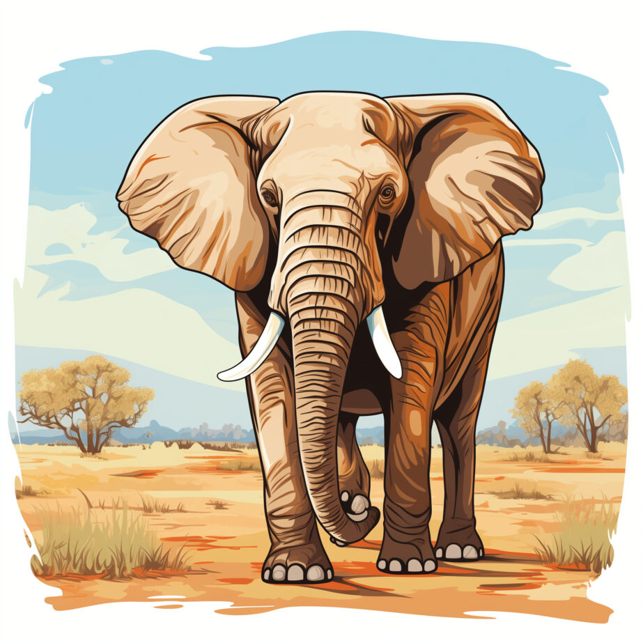 Elephant Coloring Pictures To Print Page de Coloriage 2