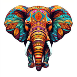 Éléphants Pages à Colorier - Image d'origine