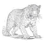 Free Jaguar Coloring Pages