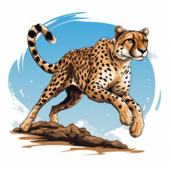 Free Printable Cheetah Pictures Coloring Page - Origin image