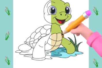 How to Draw a Turtle: Dive into Artistic Waters