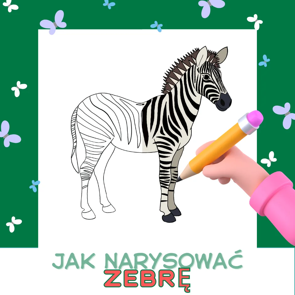 Jak Narysować Zebrę