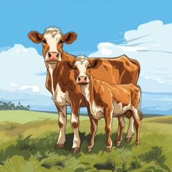 Images de Vaches à Imprimer Page à Colorier - Image d'origine