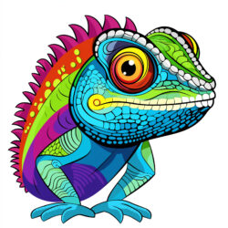 Reptiles Para Colorear Página Para Colorear - Imagen de origen