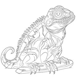 Page à Colorier Sur Les Reptiles - Page de coloriage imprimable