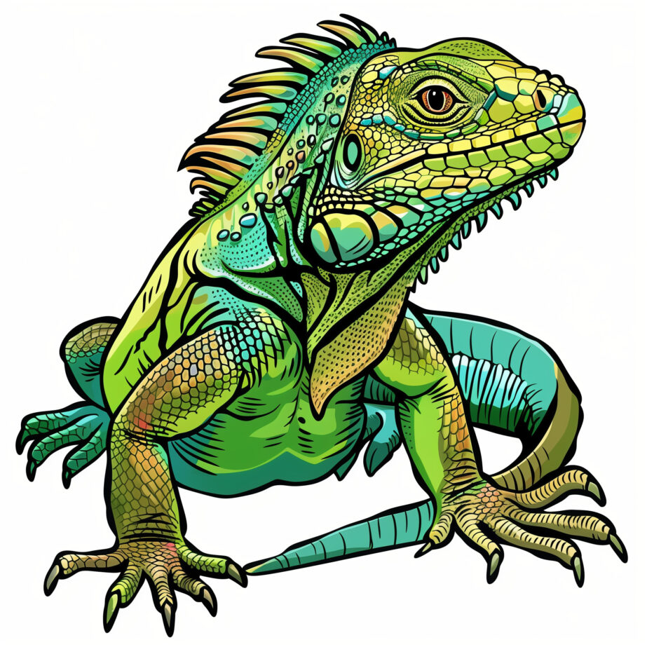 Page de Coloriage Sur Les Reptiles 2