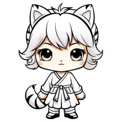 Anime Chibi Coloring Pages - Origin image