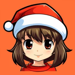 アニメクリスマス塗り絵ページ - 起源イメージ